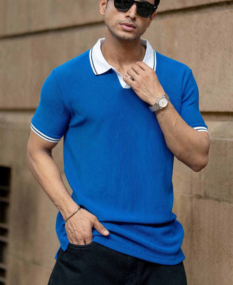 Royal Contrast Collar Polo T-Shirt Buy @ ₹799