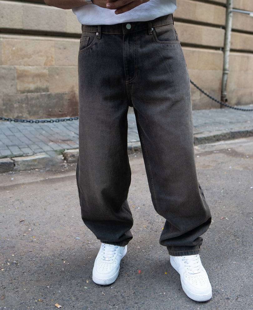 Charcoal Tinted Baggy Jeans Buy @ ₹1399