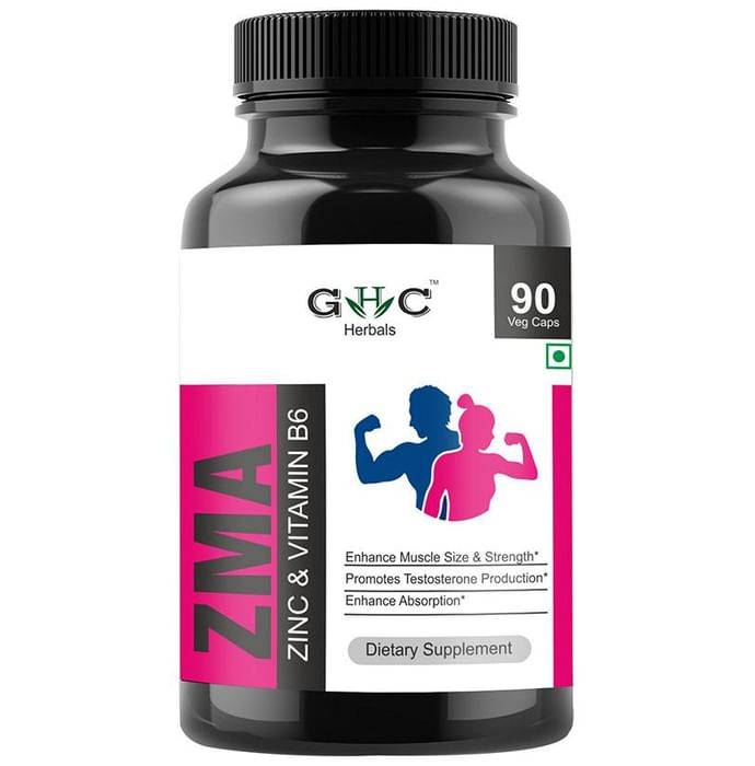 Ghc Herbals Zma Zinc & Vitamin B6...