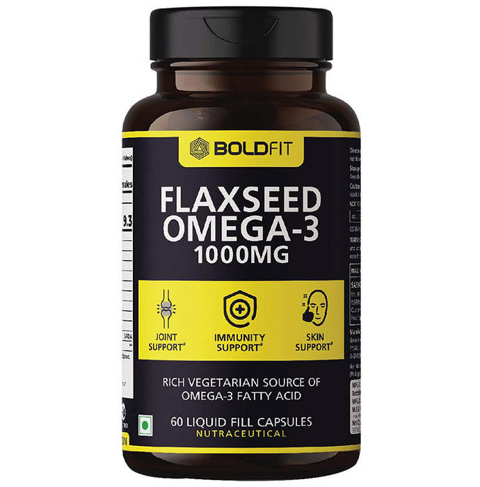 Boldfit Flaxseed Omega 3 1000mg...