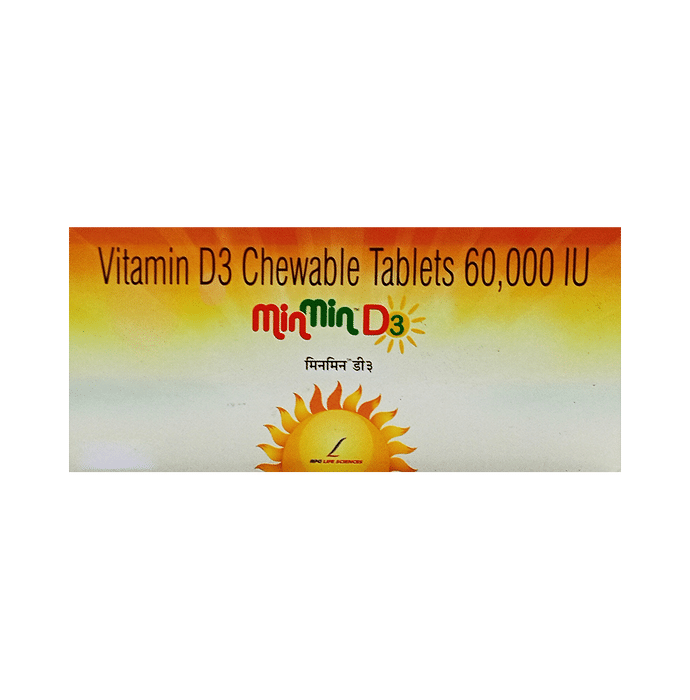 Minmin D3 Chewable Tablet