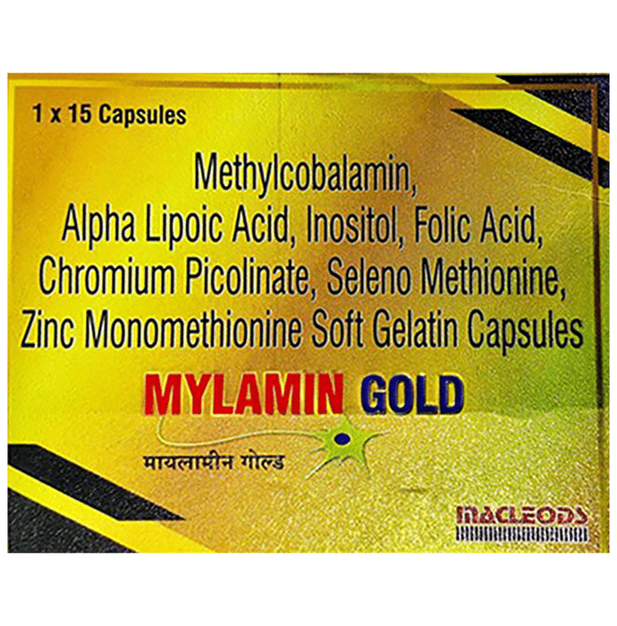 Mylamin Gold Soft Gelatin Capsule