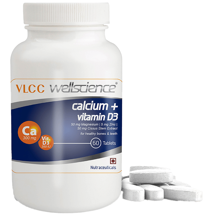 Vlcc Wellscience Calcium + Vitamin...