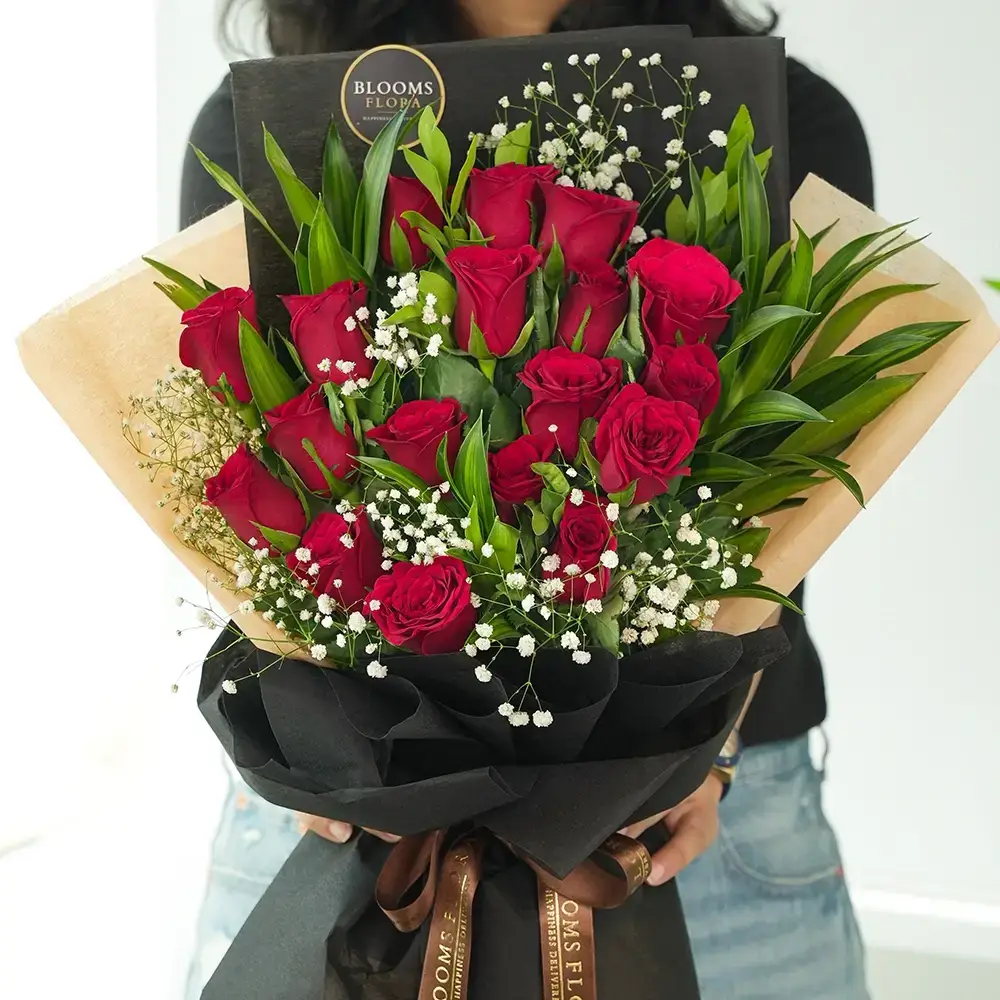 Red Roses in a bunch