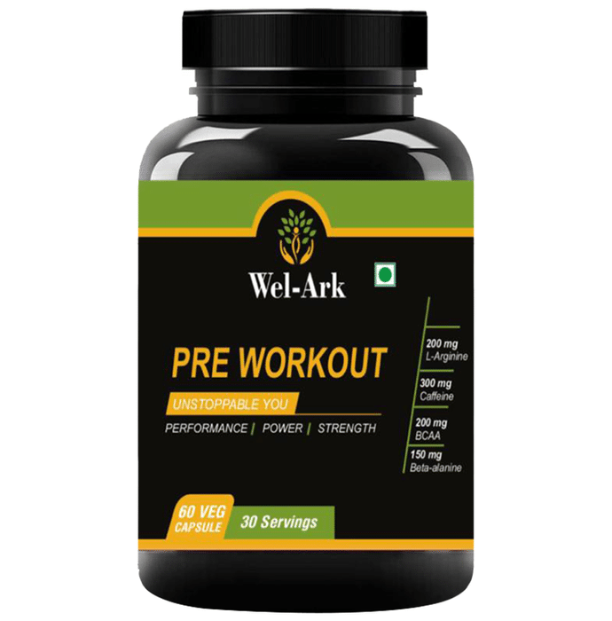 Wel-ark Pre Workout Veg Capsule