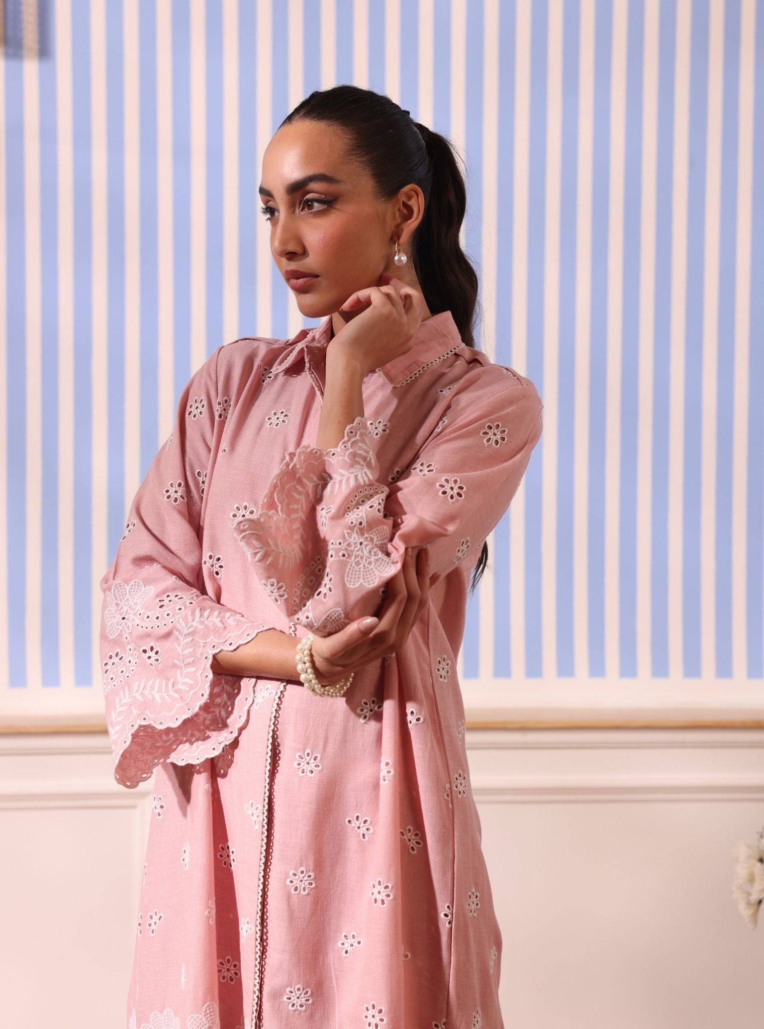 Odin Linen Pink Co-ord Set