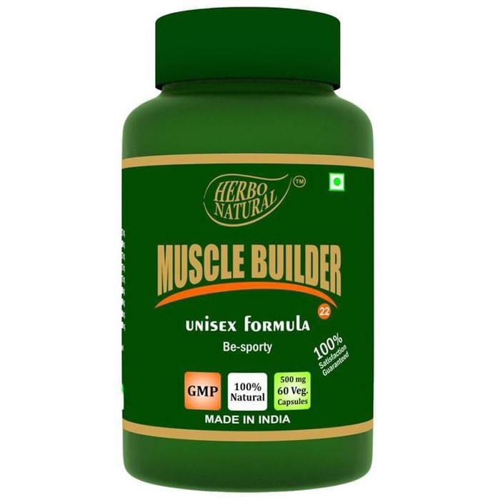 Herbo Natural Muscle Builder 500mg...