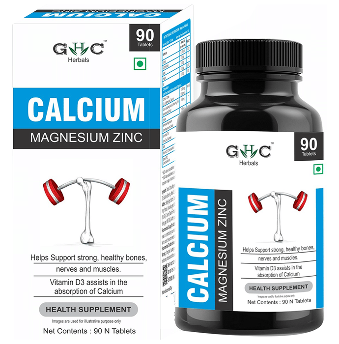 Ghc Herbals Calcium Magnesium Zinc...
