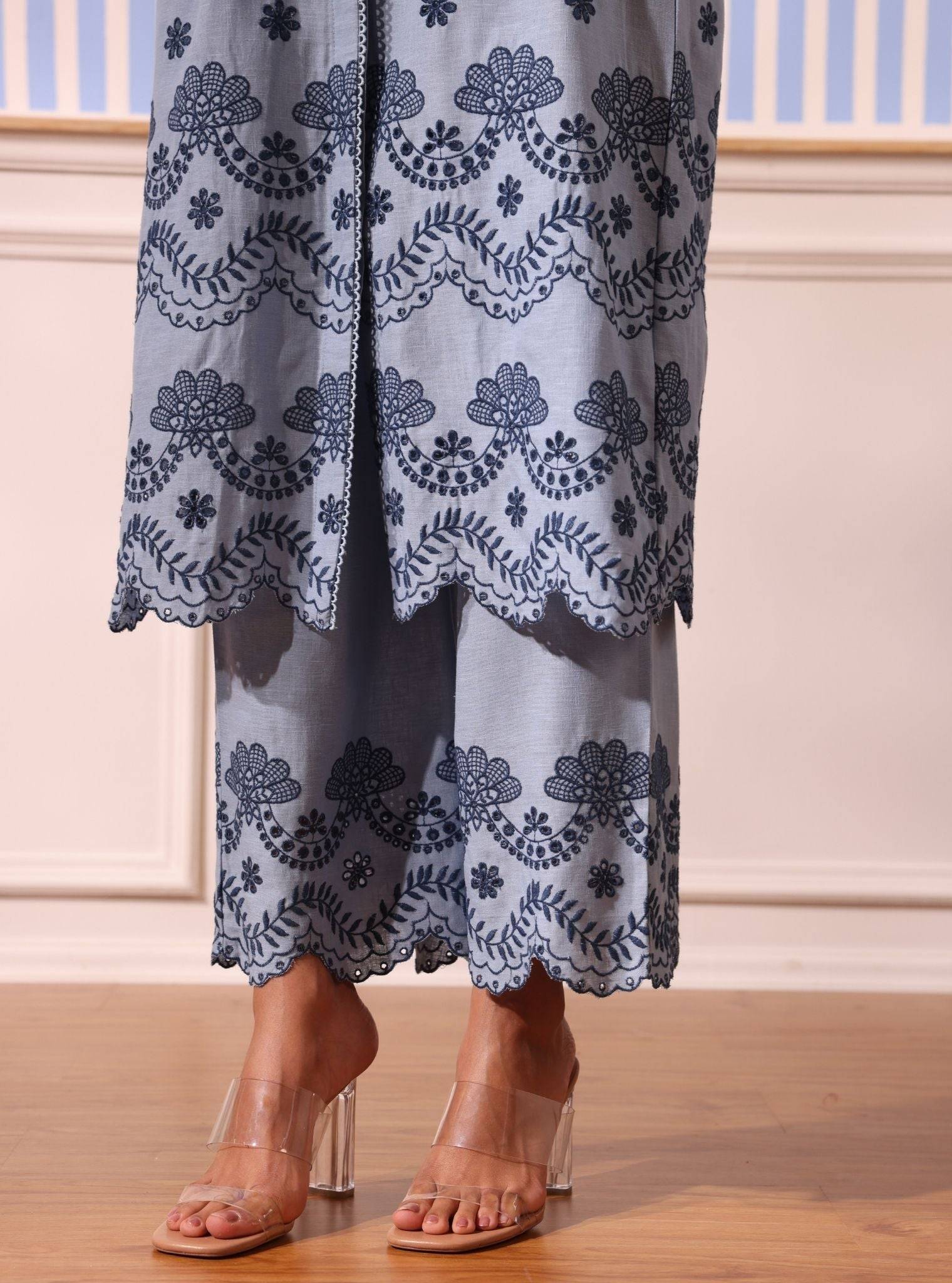 Odin Linen Light Blue Co-ord Set