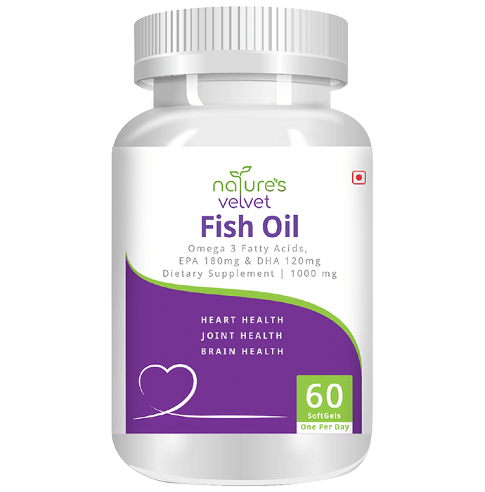 Natureâ€™s Velvet Fish Oil Omega 3...