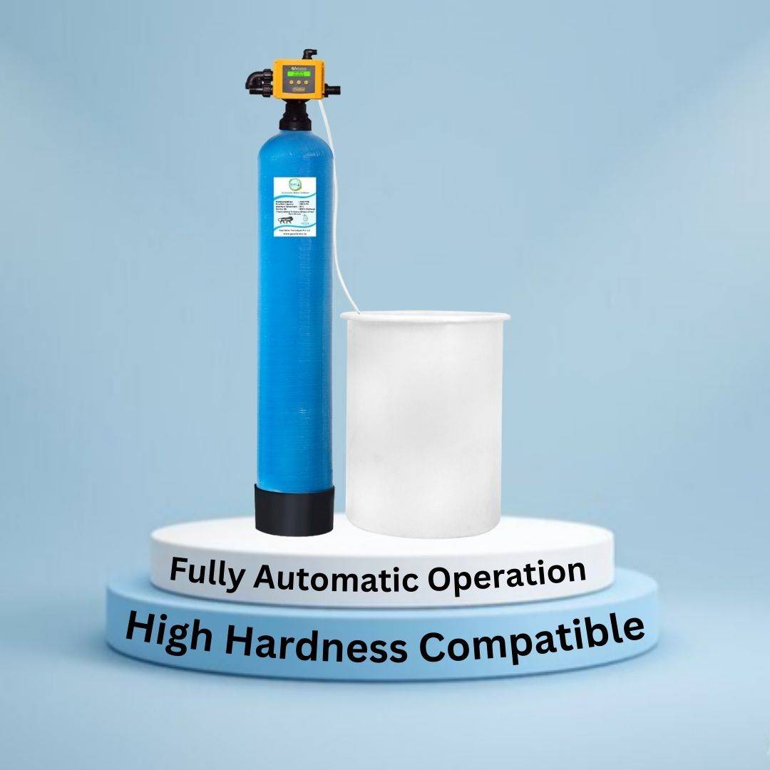 500 LPH Water Softener Fully-Automatic for Inlet Hardness upto 1500 PPM