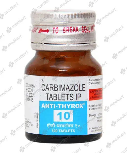 CARBIMAZOLE 10 MG