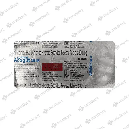 ACOTIAMIDE 300 MG EXTENDED RELEASE