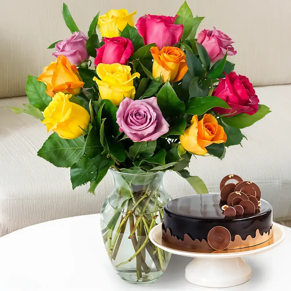 Mix Roses & Cake