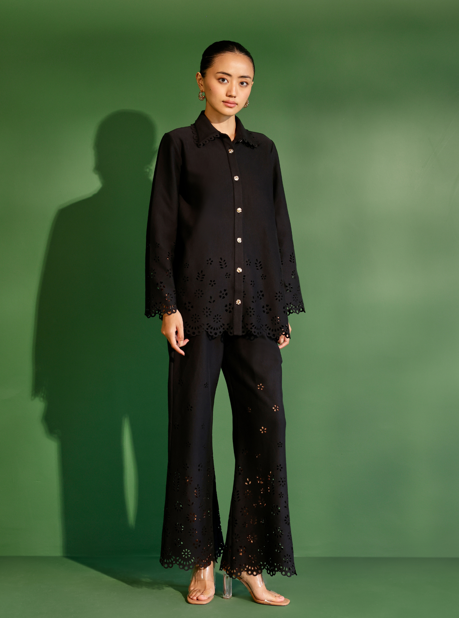 Mayfair Spacer Black Co-ord Set