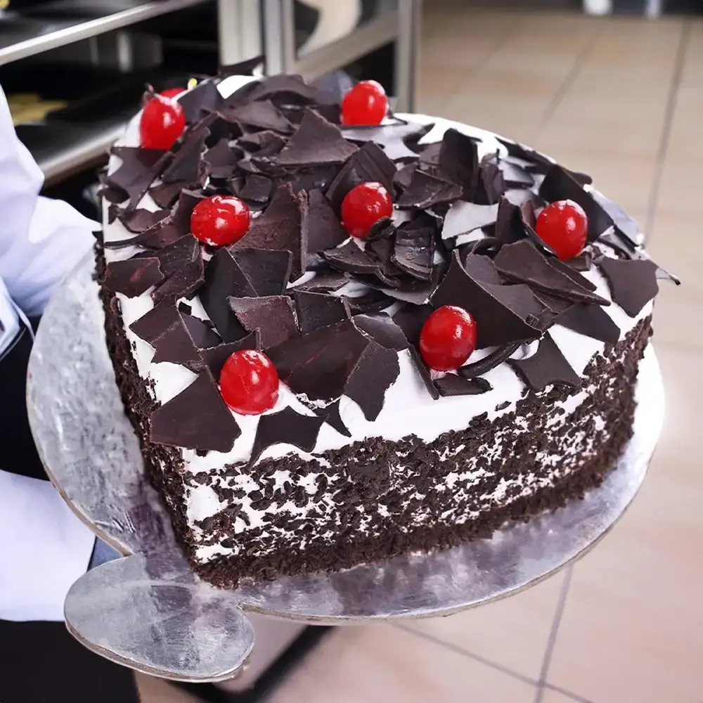 Heart Shape Blackforest Cake