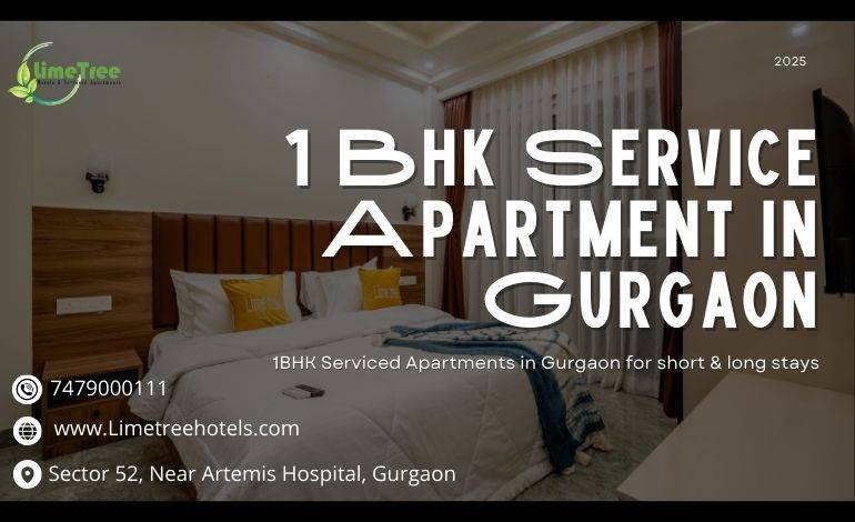 Fresh & Comfortable 1BHK Service Apartment Near Artemis Hospital for a Stress-Free Stay