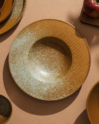 Desert Dune Ceramic Pasta Plate