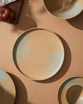 Golden Drift Matte Dinner Plate