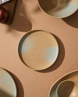 Golden Drift Matte Quarter Plate