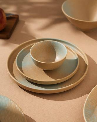 Golden Drift Matte Dinner Plate