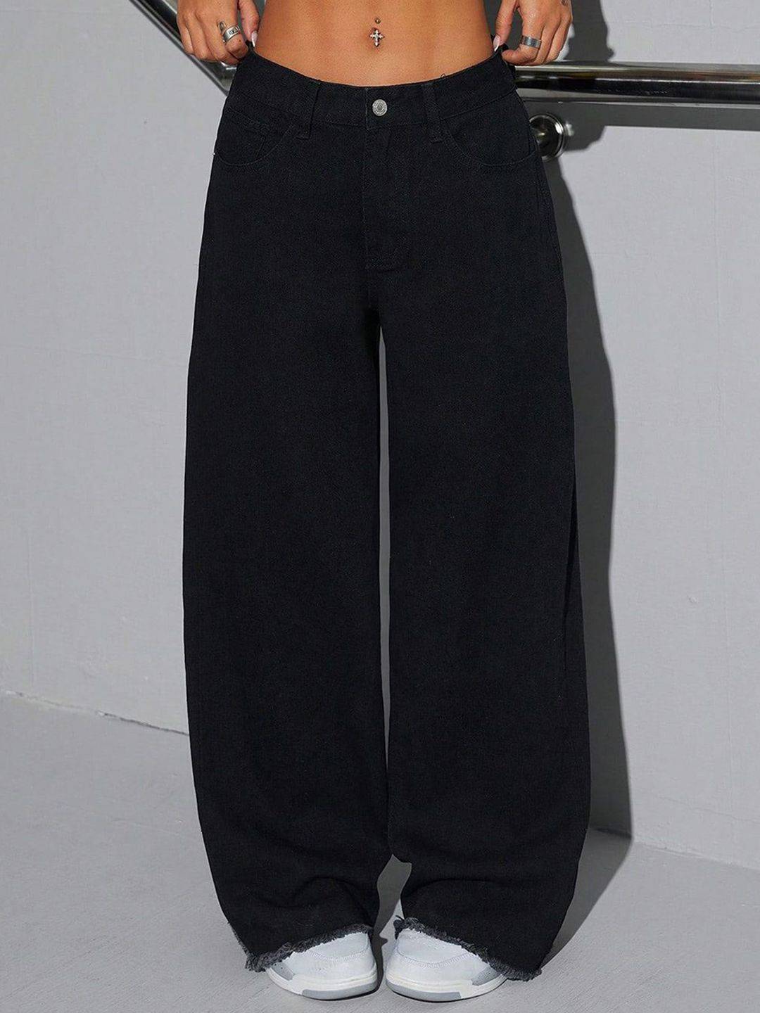 Kotty Women Jean Wide Leg High-Rise Stretchable Jeans