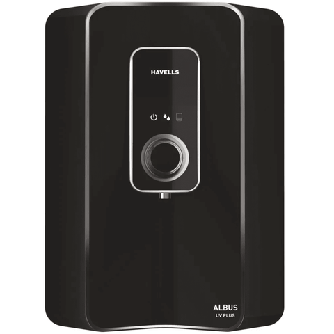 Havells ALBUS, 6 Ltrs Storage, RO + UV Wall Mountable Water Purifier, 4-stage UV purification Black Buy at only ₹10499