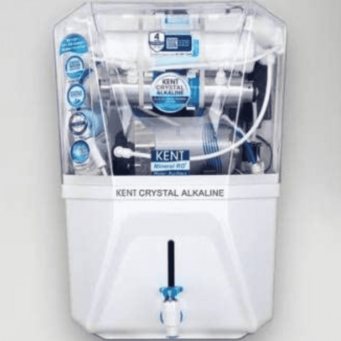 Kent CRYSTAL ALKALINE ZWW, 11 Ltrs Storage RO + UV + UF + TDS Control + Alkaline  Wall Mountable Water Purifier, White Buy at only ₹17600