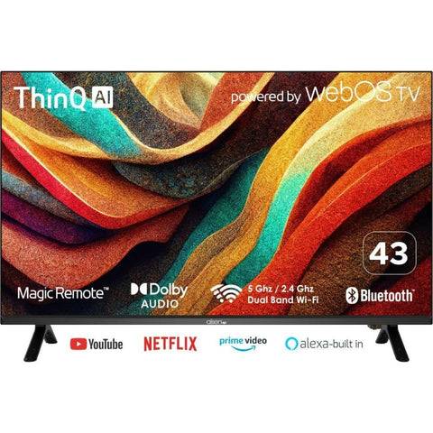 Aisen A43UDS966, 43 Inches Full HD Smart LED TV, Black Buy only at ₹22099