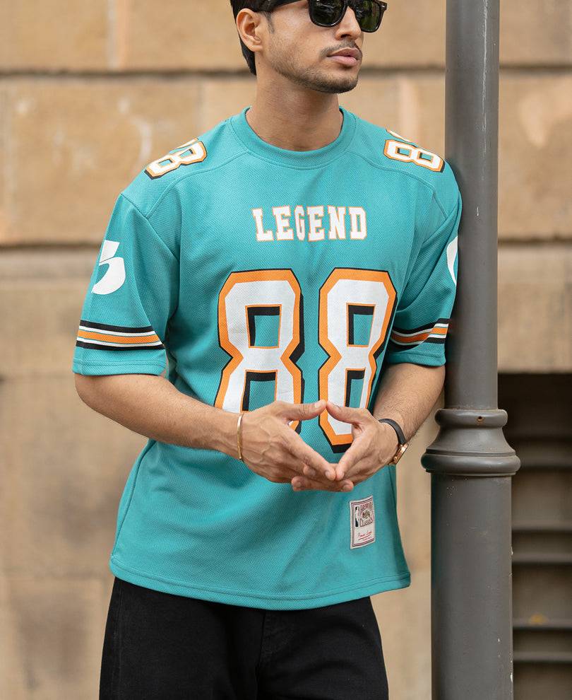 Sea Green Printed Jersey T-Shirt Buy @ ₹999