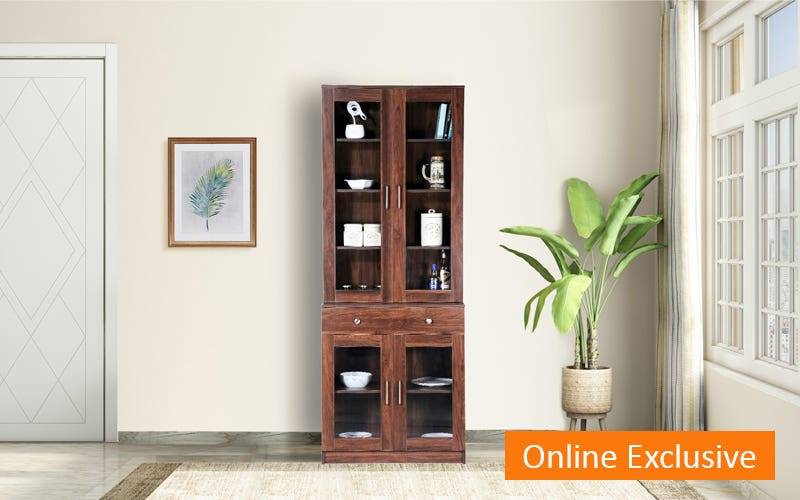 Gudsmith Willow Crockery Unit In Columbian Walnut