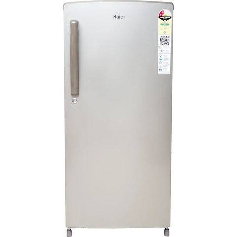 Haier 185 Ltrs 2 Star Inverter Direct Cool Single Door Refrigerator (HRD-2062BMS, Moon Silver) Buy only at ₹13890