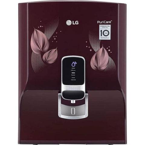 LG WW174NPC, 8 Litres RO+UV Multi Stage RO Filtration Water Purifier, Burgundy Buy only at ₹22499