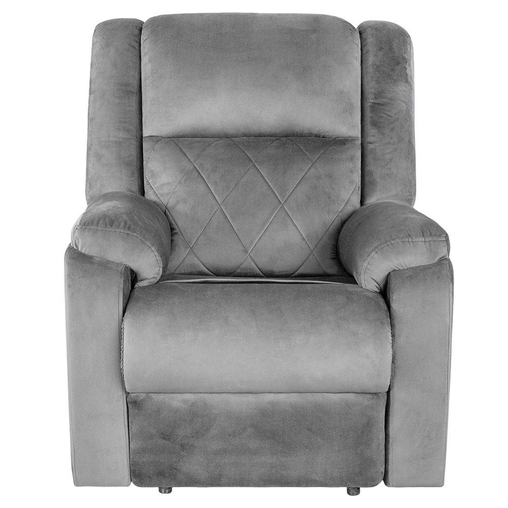 Empress Recliner - 1 Seater - Velvet Space Grey