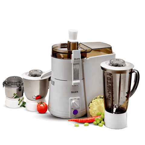 Sujata 900 Watts Mixer Grinder with 3 Jars 1 Blender (Maxima, Black) Buy at only ₹8990