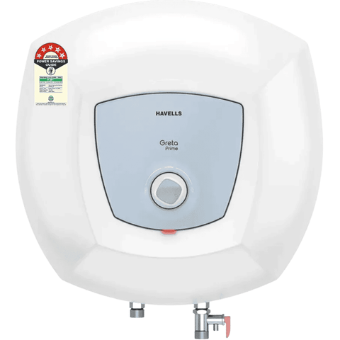 Havells 25 Ltrs Vertical Storage 5 Star Water Heater Geyser (GRETA PRIME25l, White) Buy only at ₹10899