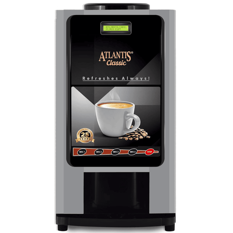 Atlantis 3 Liters Instant Tea Coffee and Milk Beverages Maker Vending Machine, Cafe Classic 3 Line, Black Buy at only ₹18999
