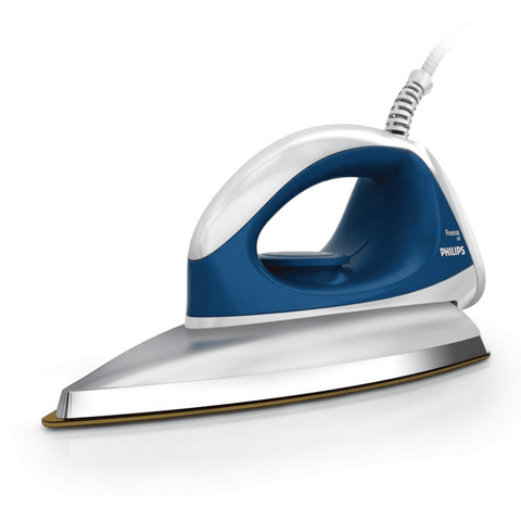Philips GC103/02,  1000 Watts,  Stainless Steel Dry Iron (White & Blue) Buy only at ₹1045