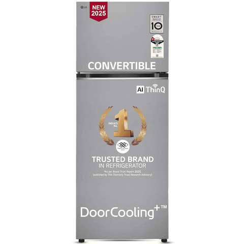 LG 466 Ltrs 1 Star, Inverter Frost Free, Double Door Refrigerator (GL-T492NPZR) Buy at only ₹49299