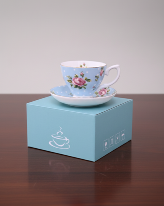 Floral Tapestry Tea Cup & Saucer