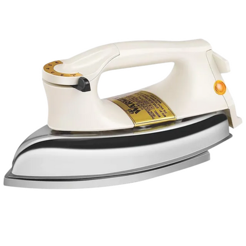 Warmex Plancha99, 1000 Watts Heavy Weight Dry Iron with Anti-bacterial German Coating Technology (Red & Black) Buy only at ₹1000