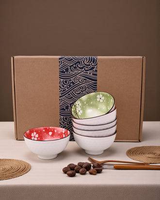 Botanical Bills Katoris - Set Of 6