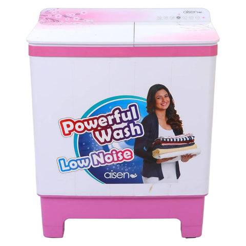 Aisen 8.5 Kg 5 Star Semi-Automatic Top Load Washing machine (A85SWT805,White & Pink) Buy only at ₹10199