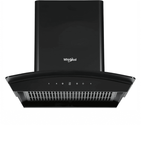 Whirlpool CGFL PRO 602 HAC, 60 cm 1425 m3/hr Auto Clean Wall Mounted Kitechen Chimney, Touch + Motion Sensor Control with Filterless Technology (Black) Buy only at ₹13599