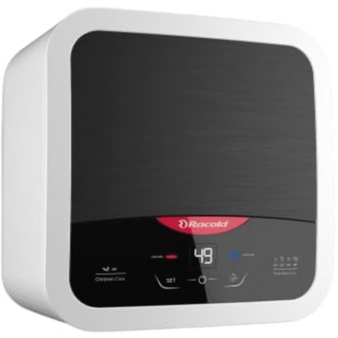 Racold 15 Ltrs Vertical Storage, 5 Star Water Heater Geyser (OMNIS 15 DG 2KW B, Black & White) Buy only at ₹11499