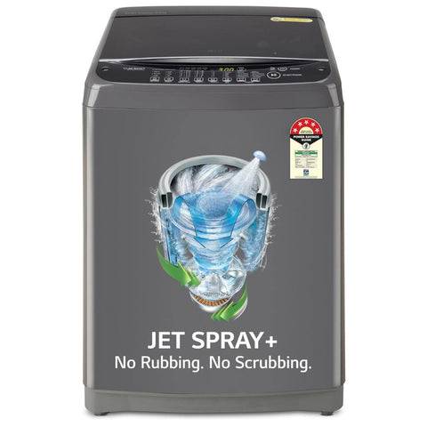 LG 9 Kg 5 Star Fully-Automatic Top Load Washing Machine (T90AJMB1Z, Middle Black) Buy only at ₹26999