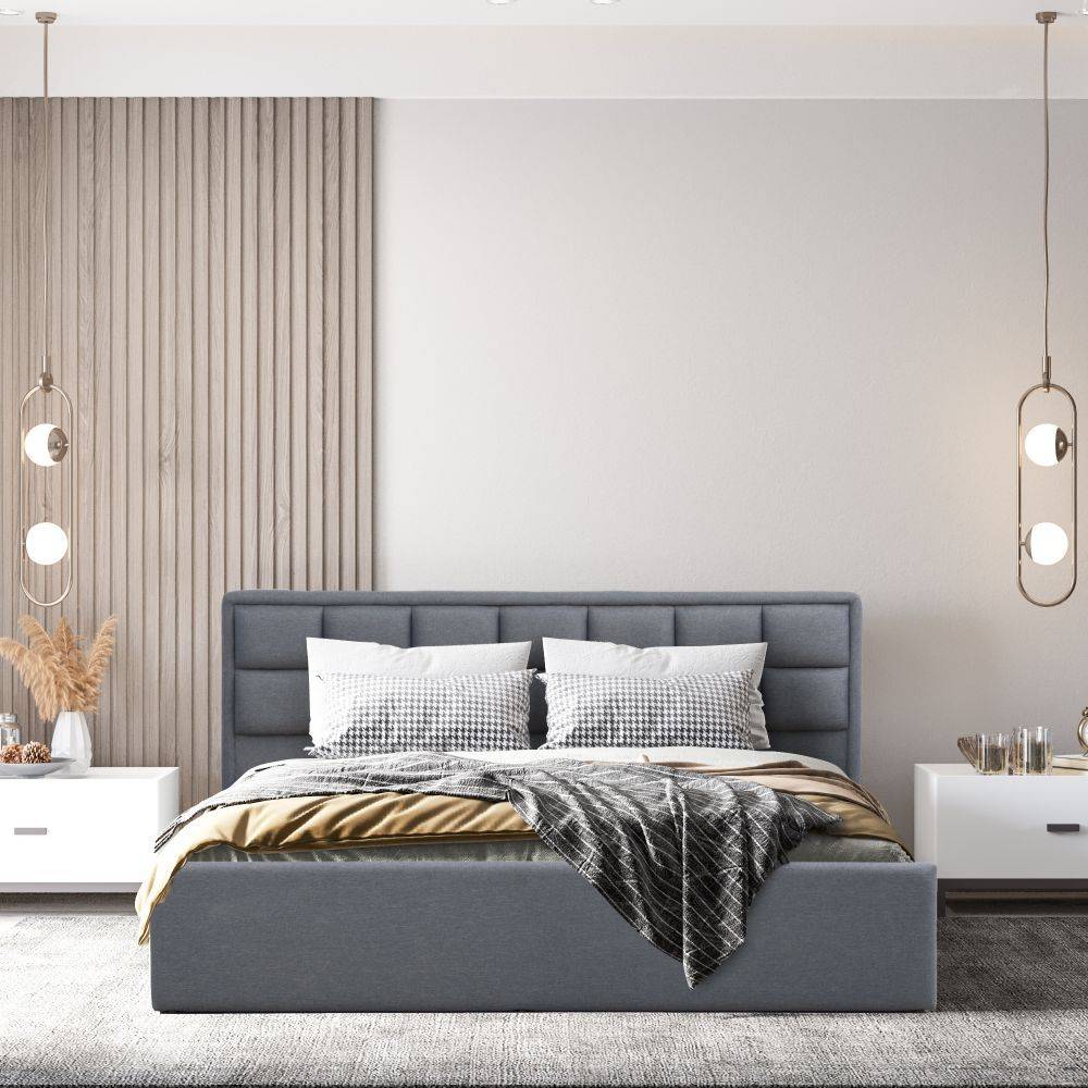 Surma King Size Storage Upholstered Bed (78x72 inch)