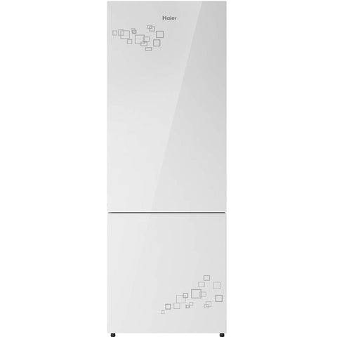 Haier 325 Ltrs 3 Star Inverter Frost Free Double Door Refrigerator (HRB-3753PMG-P, silver) Buy only at ₹40999