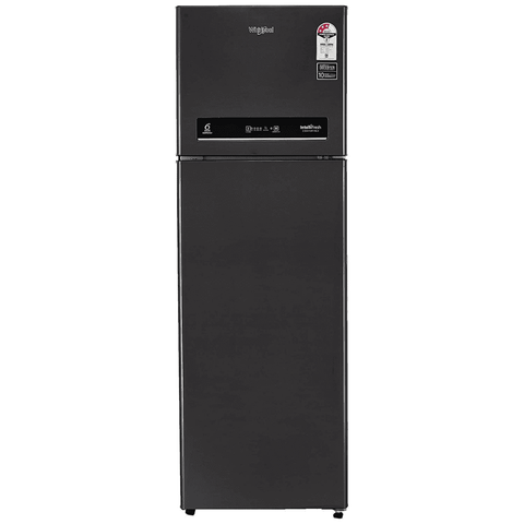 Whirlpool 360 Ltrs 3 Star Inverter Frost Free Double Door Refrigerator (IF INV CNV 375 STEEL ONYX, Black) Buy at only ₹39999