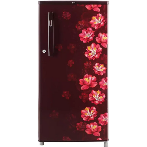 LG 185 Ltrs 2 Star Direct Cool Single Door Refrigerator (GL-B199GSJB, Scarlet Jasmine) Buy at only ₹13899
